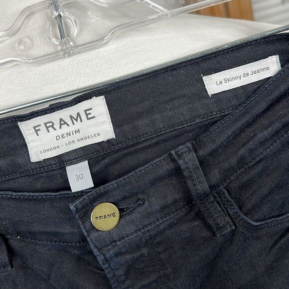 FRAME Le Skinny de Jeanne mid-rise jeans Sz 30 - Picture 3 of 8